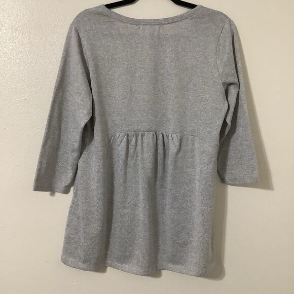 Autumn Fall Gnome Wearable Art Novelty Patchwork Oversized Lagenlook Top L - Picture 4 of 8